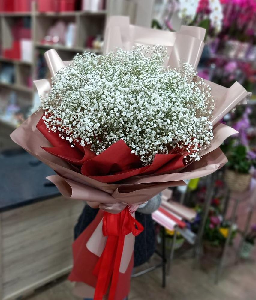 Букет Белые хлопья в Ишимбае Букет цветов из: Гипсофила в Ишимбае
