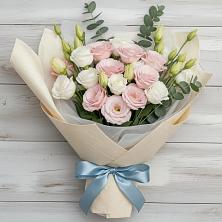 Букет цветов из:  Лизиантусы в Ишимбае