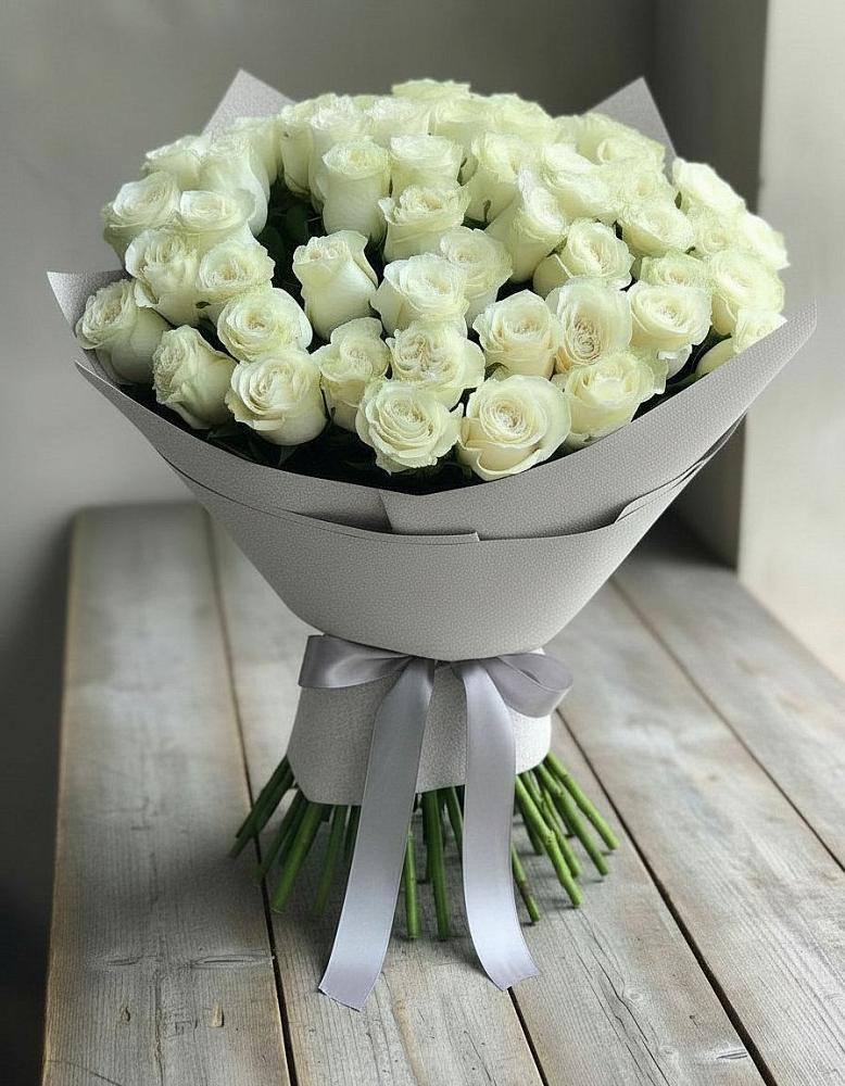 Букет 35 Белых роз в Ишимбае