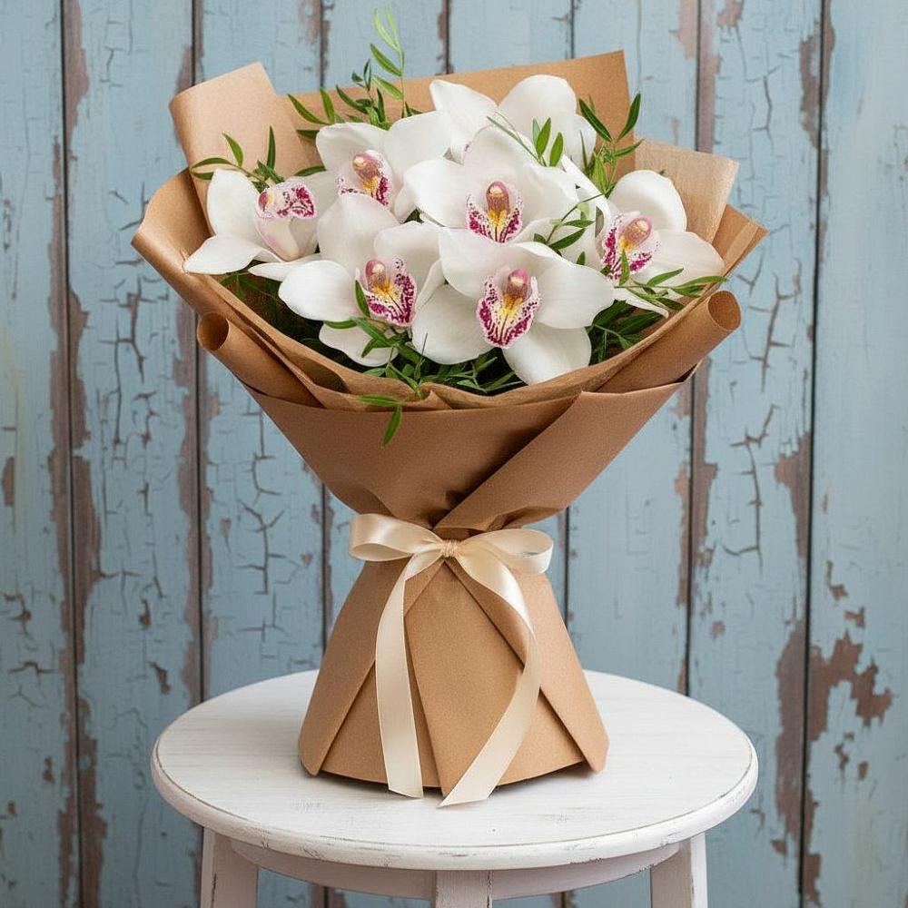 Букет цветов из: Орхидеи и Розы в Ишимбае