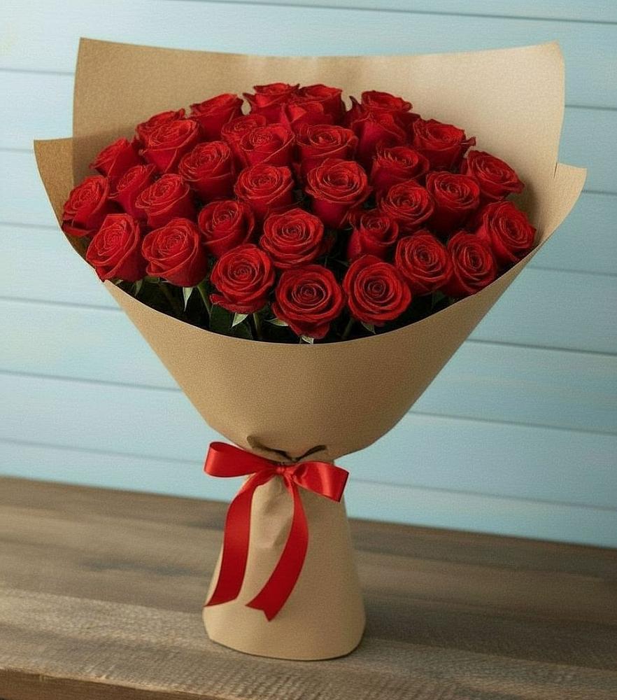Букет Красные розы Милано в Ишимбае