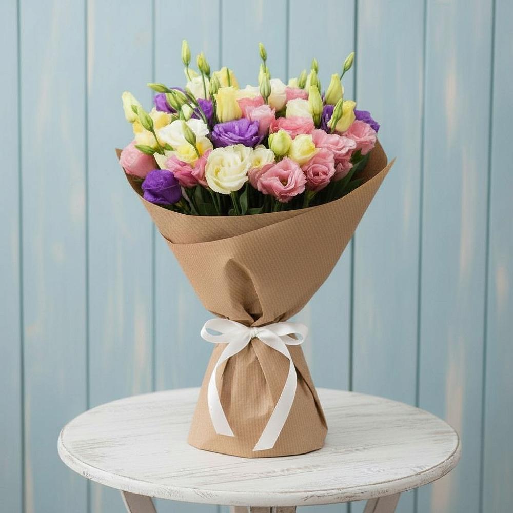 Букет цветов из: Лизиантусы в Ишимбае