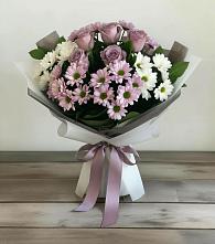 Букет цветов из:  Хризантемы и Розы #REPLACE_PRED# Ишимбае