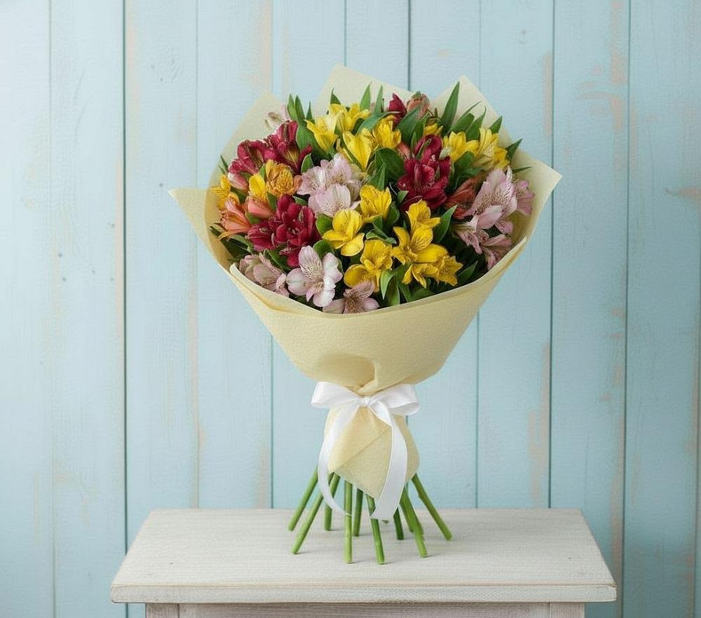 Букет цветов из: Альстромерии в Ишимбае