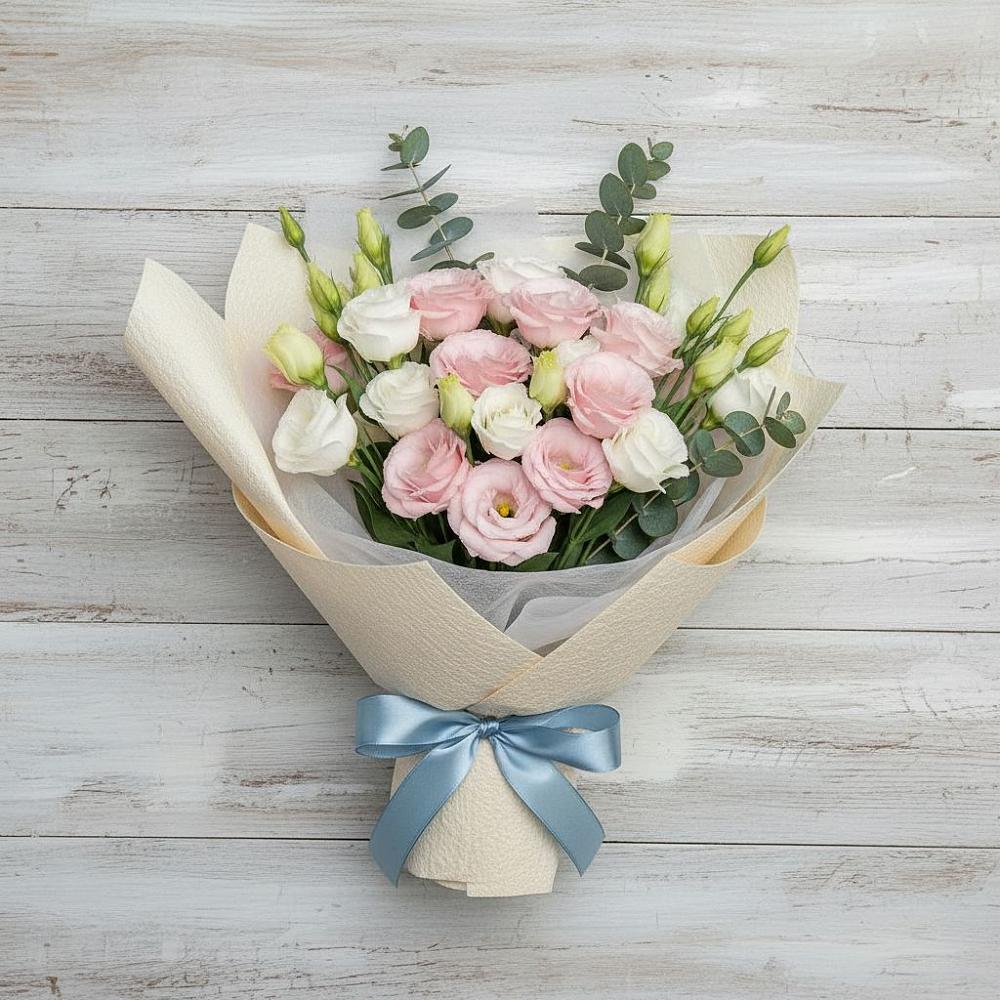 Букет цветов из: Лизиантусы в Ишимбае